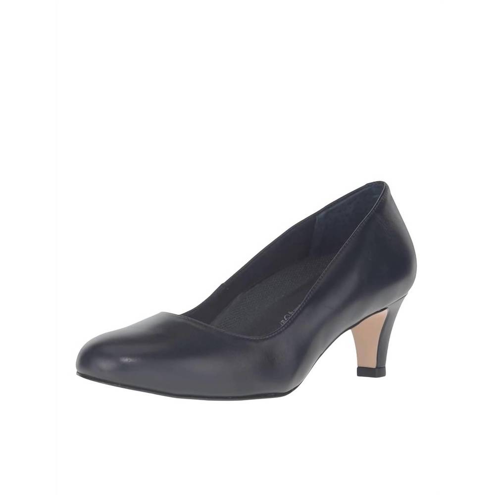 NEW THE WALKING CRADLE CO. women's joy leather pump in navy